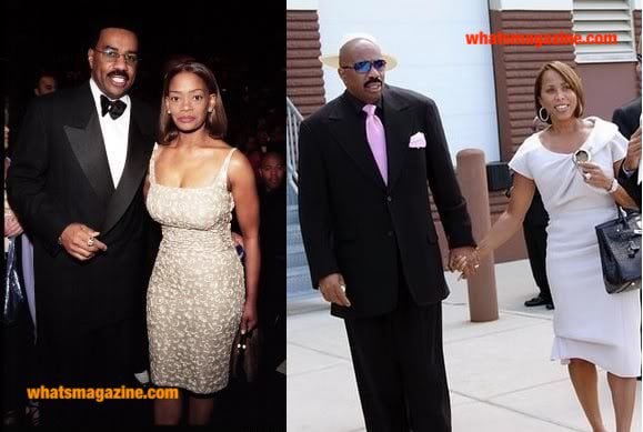 Steve Harvey wife Marcia harvey 