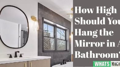 How High Should Mirror Be Above Vanity