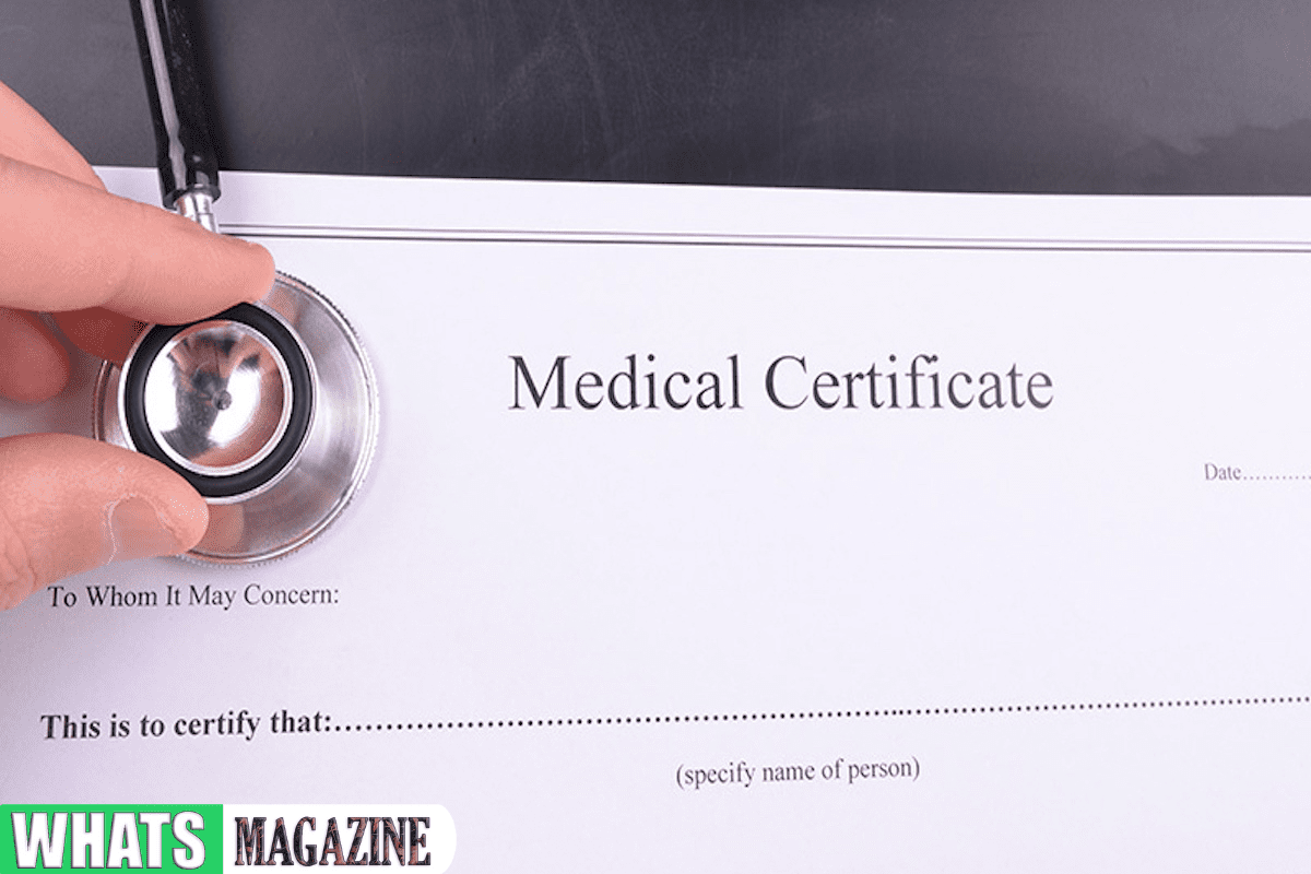 Medical Certificate