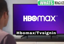 HBOMax Tvsignin